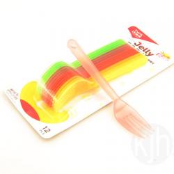 多彩喱叉，12支/板