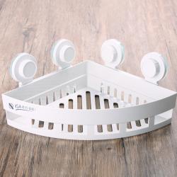 無(wú)痕吸盤轉(zhuǎn)角置物架  