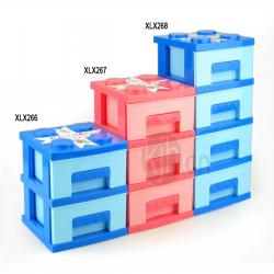 積木小層柜（正方2小、3