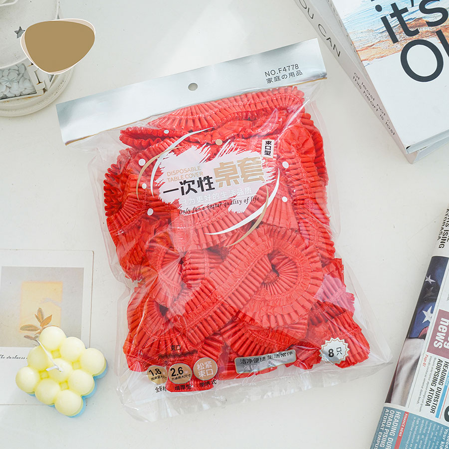 一次性桌套8只.圓桌:1