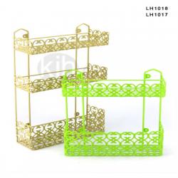 雕花方型二層、三層架