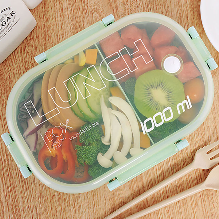 麥桔橢圓密封飯盒