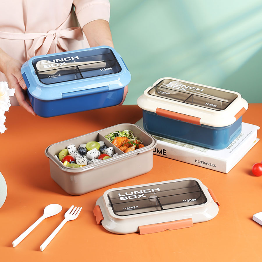 長(zhǎng)方糧倉(cāng)飯盒1100ml