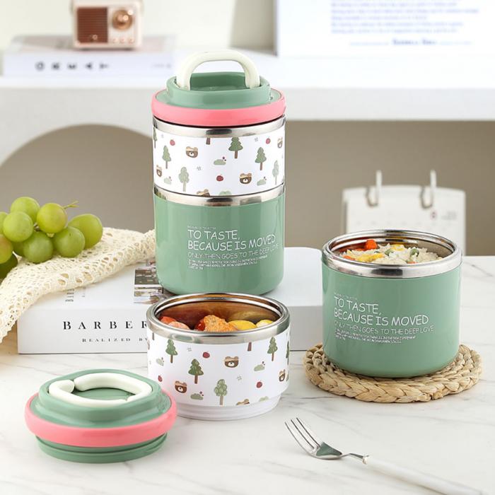 雙層保溫便當(dāng)盒(二層)