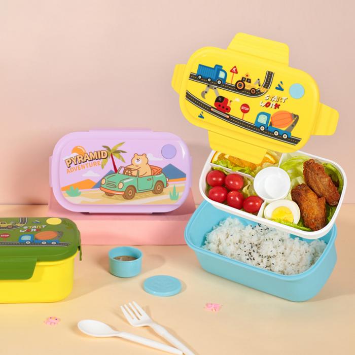 小健將二格飯盒1100ml